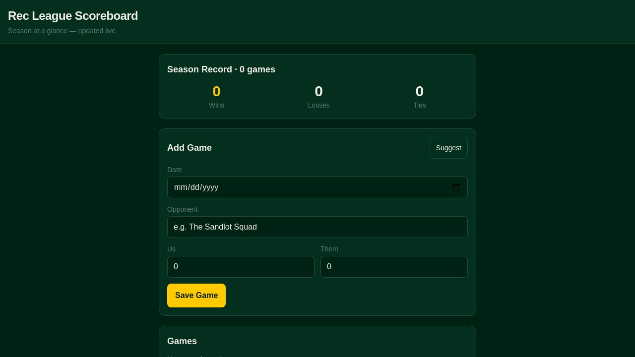 league-scoreboard